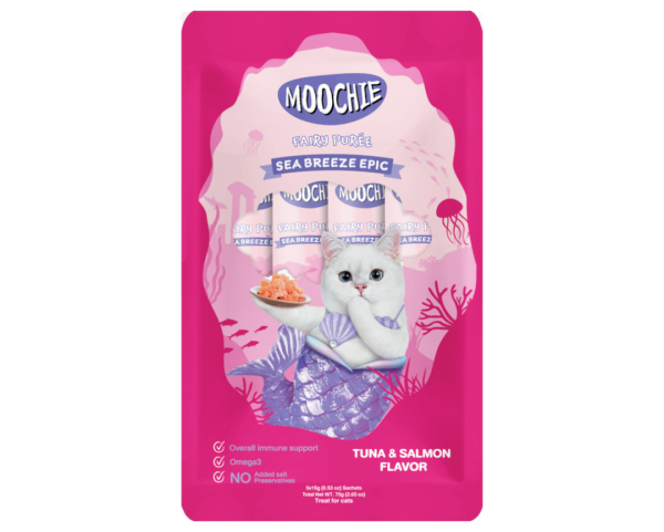 Moochie Tuna y Salmón | 5 Tubos