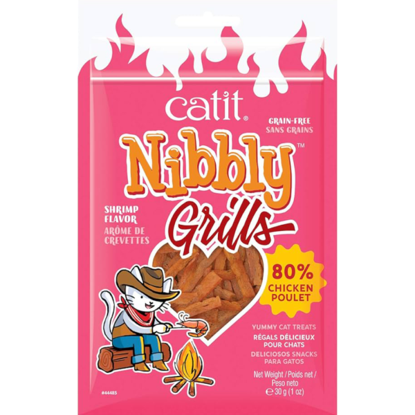 Nibbly Grills Pollo y Camarón - 30 GR