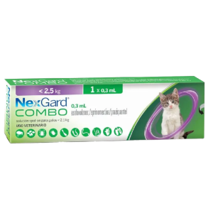 Nexgard Combo Gato | < 2.5 Kg x 1 Pipeta