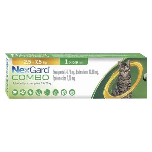 Nexgard Combo Gato | 2.5 Kg a 7.4 Kg