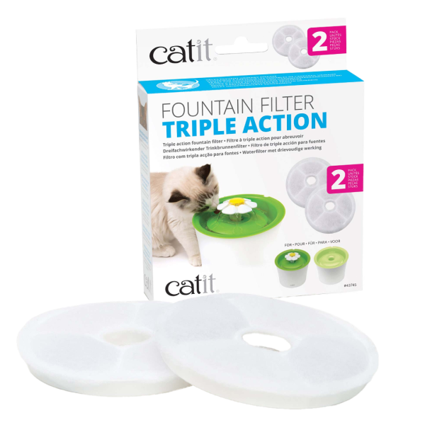 Cat It Filtro Fuente De Agua (2 Pack)