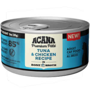 Acana Chicken Tuna Recipe in Bone Broth – 155 GR