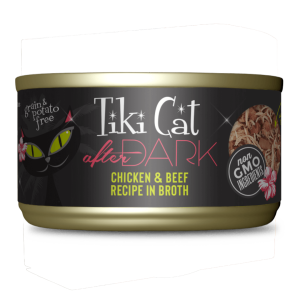 Tiki Cat Silver After Dark Chicken y Beef in Broth - 68GR