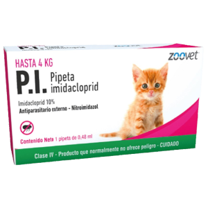 P.I Gatos Antipulgas | Hasta 4 Kg