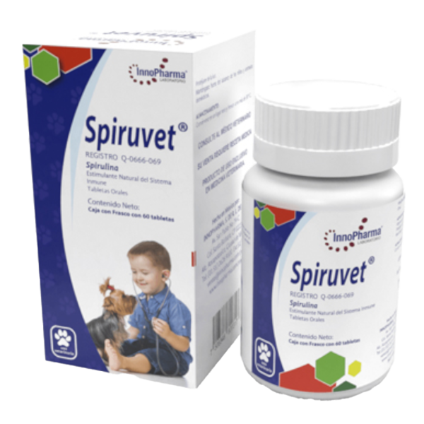 SPIRUVET | 500mg x 60 Pastillas